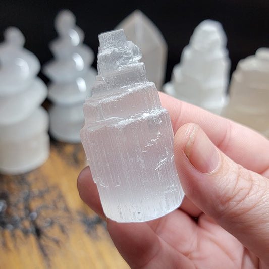 Selenite Points, Skyscrapers & Unicorn Horns