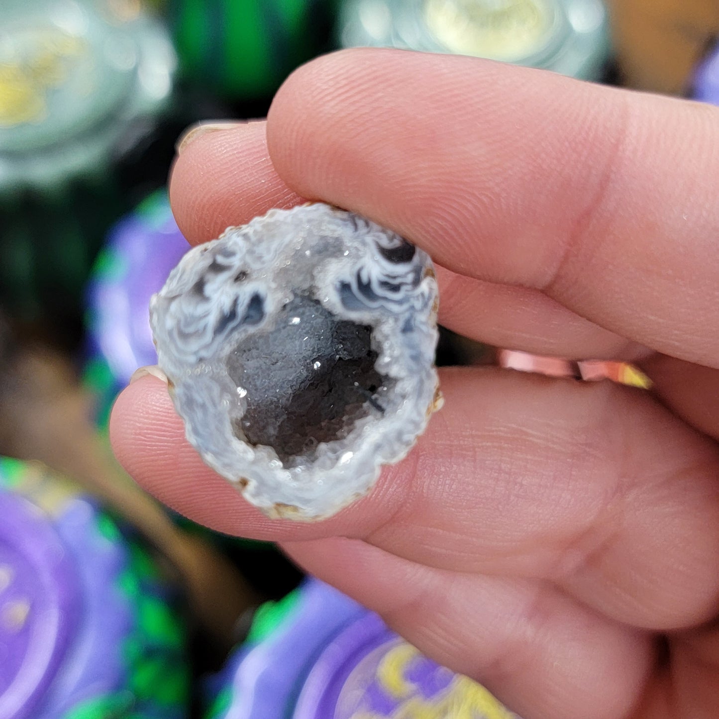 Pop Top 12 Mini Geodes Filled Cauldrons