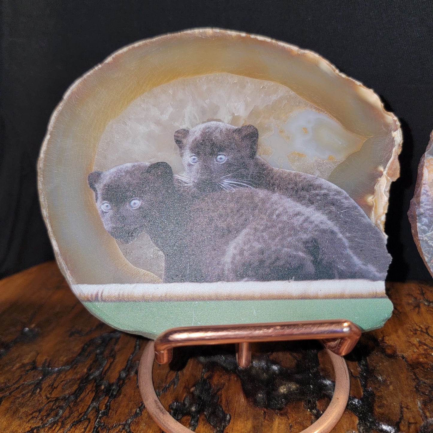 Painted Agate Slices