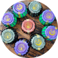 Pop Top 12 Mini Geodes Filled Cauldrons
