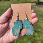 Graceful Tarot Hands Resin Earrings