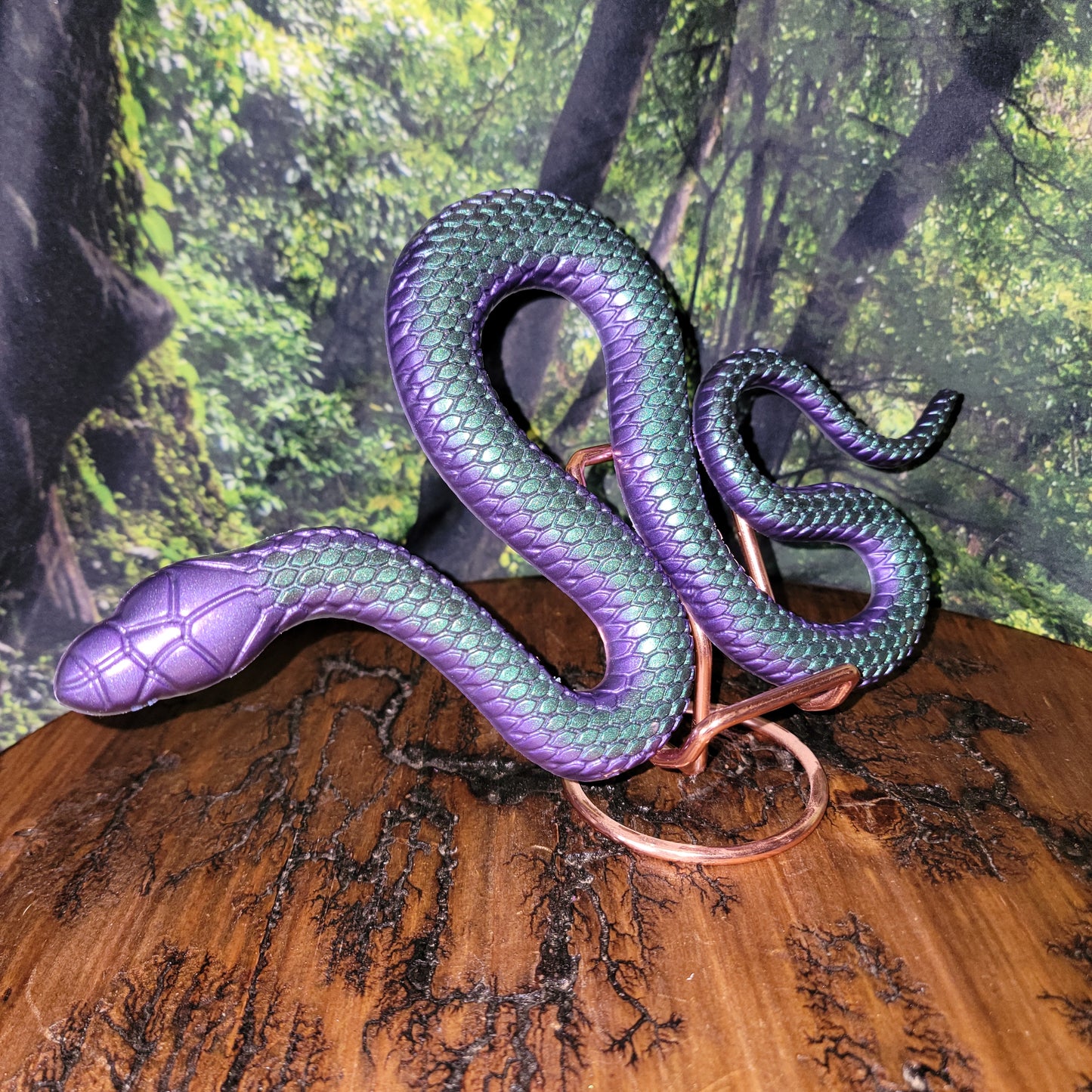 Color Shifting Resin Snake