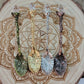 Mini Geode Crystal Teaspoons with Metal